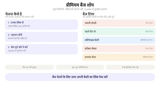 फ्रेंडशिप बैज शॉप इन्फोग्राफिक