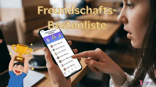 Freunde beschäftigen sich mit der Bestenliste des Beste-Freunde-Quiz